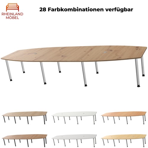 Konferenztisch konti 400x130cm - konferenztisch,