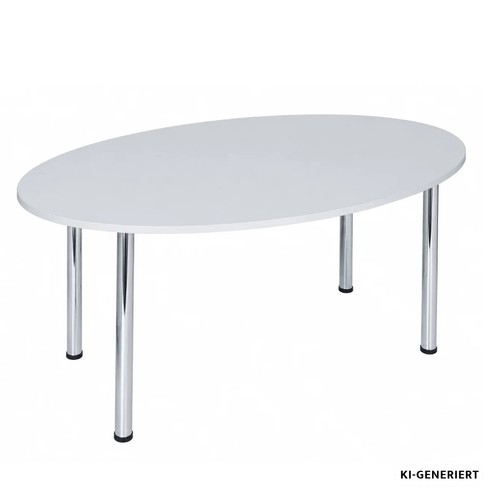 Ovaler schreibtisch - ovaler,