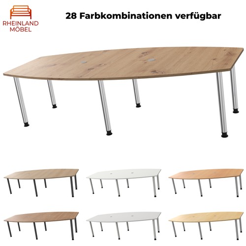 Konferenztisch konti 280x130cm - konferenztisch,